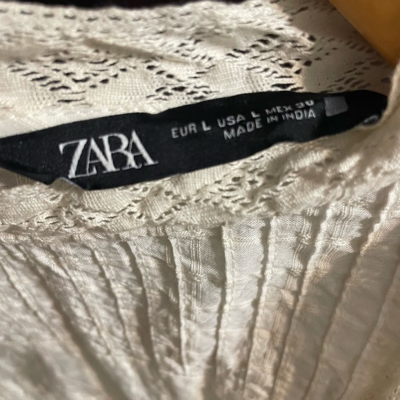 Zara ruffled cropped shirt - Picture 6 of 6